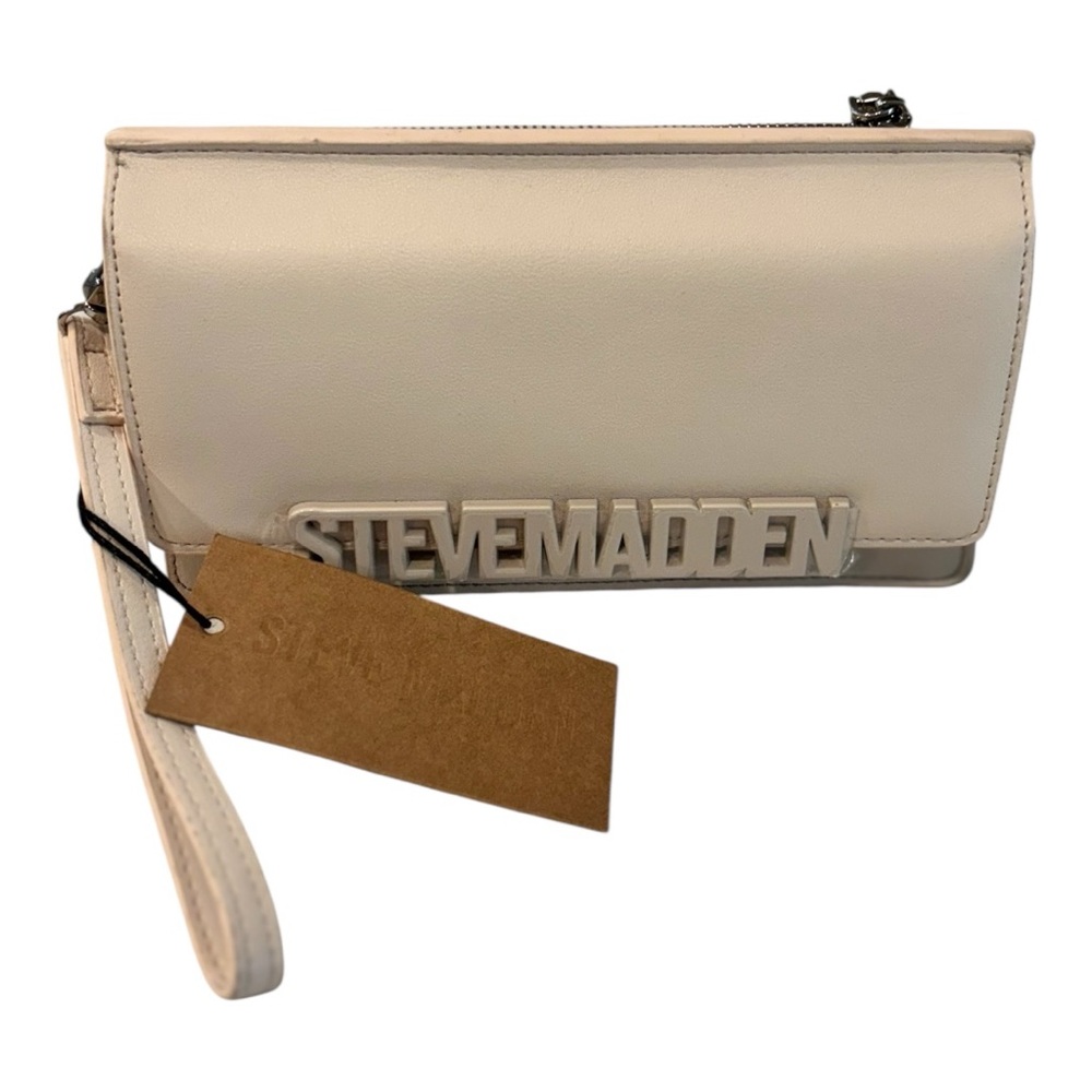 Steve Madden Ivory Wristlet